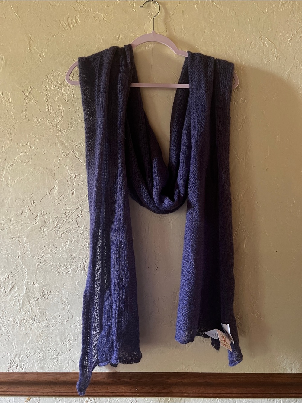 MAD4HATS by Patsy Flood O’Connor Kid Mohair /Viscose Purple Women's Scarf/shawl